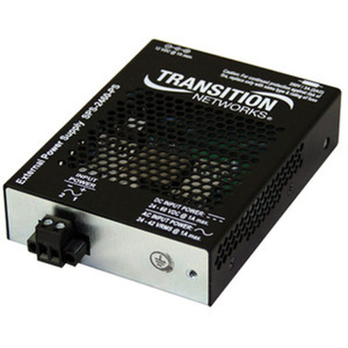 Transition Networks SPS-2460-PS Proprietary Power Supply - External - 1225 V DC Output - 80 Efficiency SPS-2460-PS