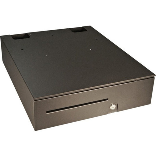 apg Series 100 Cash Drawer - 5 Bill - 5 Coin - 1 Media SlotPrinter Driven - Black - 490 12446 mm Height x 16 40640 mm Width x T186-6A-BL1616