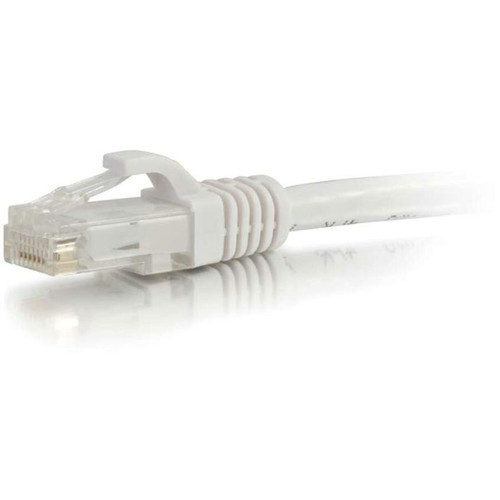 C2G 75 ft Cat5e Snagless UTP Unshielded Network Patch Cable - White - 75 ft Category 5e Network Cable - First End 1 x RJ-45 - Male - 27094
