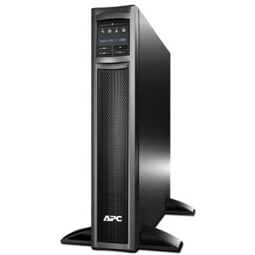 APC by Schneider Electric Smart-UPS X 1500VA RackTower LCD 120V with Network Card TAA - 2U Rack-mountable - 3 Hour Recharge - 580 - SMX1500RMNCUS