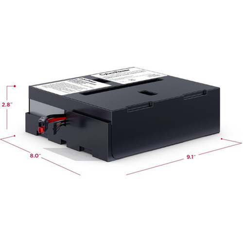 CyberPower RB1250X4 Battery Kit - 5000 mAh - 12 V DC - Lead Acid - Leak ProofUser Replaceable RB1250X4