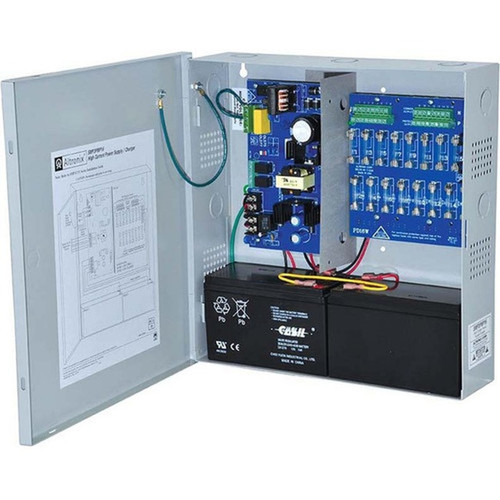 Altronix 16 Fused Outputs Supervised Power SupplyCharger 1224VDC  25A Grey Encl - Wall Mount - 110 V AC 220 V AC Input - 12 V SMP3PMP16