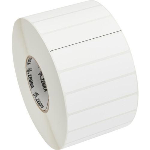 Zebra Z-Perform 2000D Thermal Label - 4 Width x 1 Length - Permanent Adhesive - Direct Thermal - White - Paper Acrylic - 6000  - 2 10025354