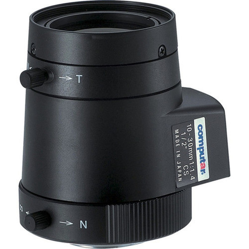 Computar HG3Z1014FCS - 10 mm to 30 mmf14 - Varifocal Lens for CS Mount - 3x Optical Zoom - 164 4170 mm Diameter HG3Z1014FCS