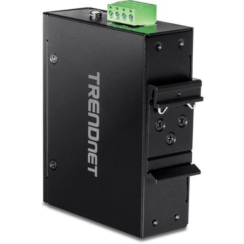 TRENDnet 95W 2-Port Industrial 25G PoE Injector - 56 V DC Input - 2 x 25 Gigabit Ethernet Input Ports - 2 x 25 Gigabit PoE - TI-IG290