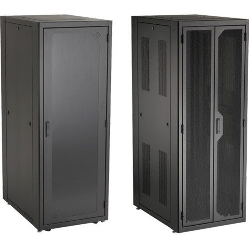 Black Box Elite Data Rack Cabinet - 42U Rack Height - Black - Steel - TAA Compliant EC42U3042TPMSMNK