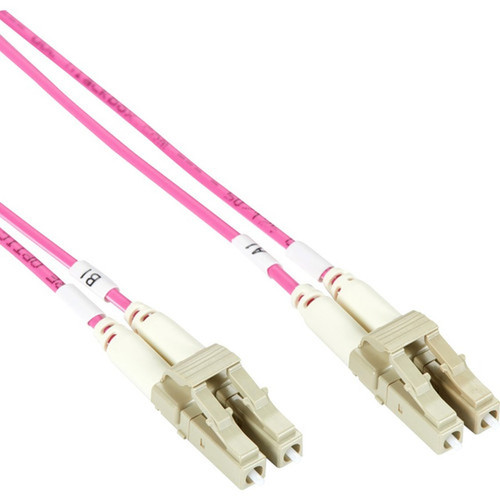 Black Box Fiber Optic Duplex Patch Network Cable - 98 ft Fiber Optic Network Cable for Transceiver Network Device - First End 2 x - FOM4-003M-LCLC