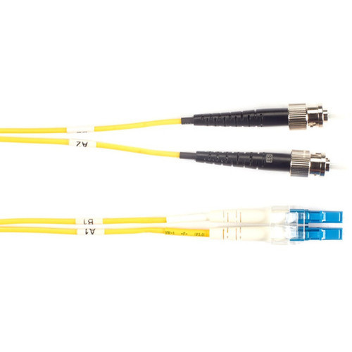 Black Box Fiber Optic Duplex Patch Network Cable - 98 ft Fiber Optic Network Cable for Network Device - First End 2 x ST Network - - EFN310-003M-STLC
