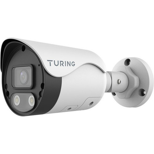 Turing Video Smart TP-MBAD4M28 4 Megapixel Network Camera - Color - Bullet - 9843 ft 30 m InfraredColor Night Vision - Ultra 265 TP-MBAD4M28