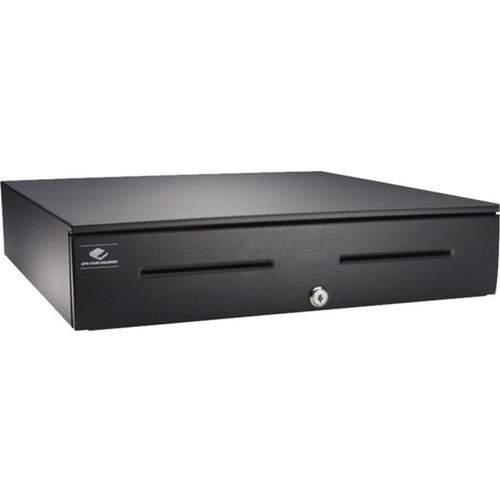 apg Series 4000 Cash Drawer - 2 Media Slot - Steel - Black - 421 107 mm Height x 1799 457 mm Width x 1669 424 mm Depth JB320-BL1816-K9