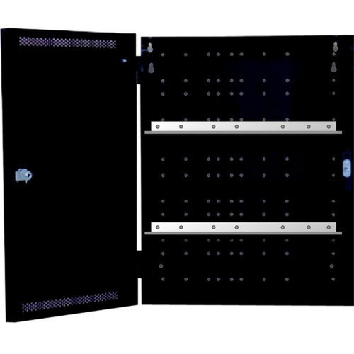 LifeSafety Power FlexPower E2-2BS1 Mounting Enclosure for Battery Backup Unit - Black E2-2BS1