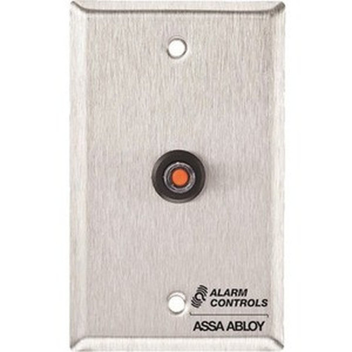 Alarm Controls RP-44 Push Button - Single Gang - Stainless Steel RP-44WIRED