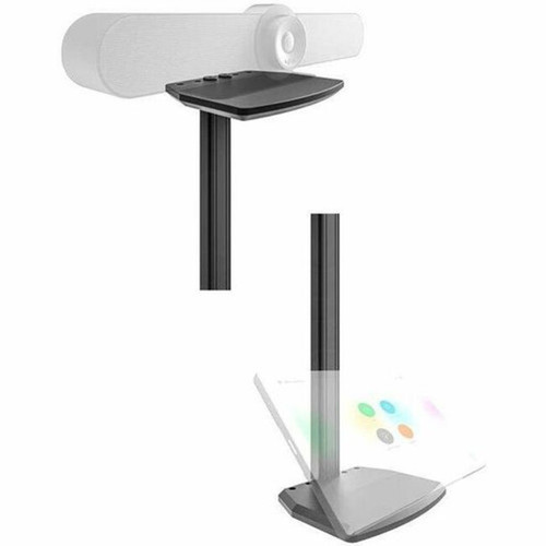 Salamander Designs Mounting Shelf for Camera Video Conferencing Touch Controller - Height Adjustable - 32 to 100 Screen Support FPSATS2VR