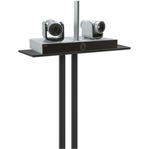 Salamander Designs Mounting Shelf for Camera Video Conferencing Touch Controller - Height Adjustable - 32 to 100 Screen Support FPSATS2VR