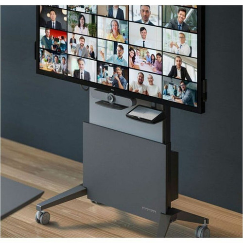 Salamander Designs Mounting Shelf for Camera Video Conferencing Touch Controller - Height Adjustable - 32 to 100 Screen Support FPSATS2VR
