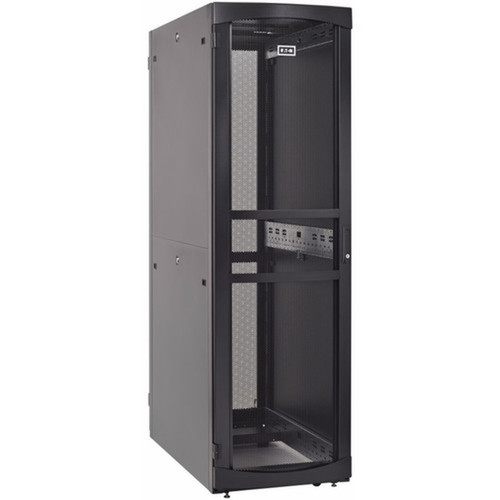 Eaton Rack Cabinet - For LAN Switch - 42U Rack Height - Black RSN4282B