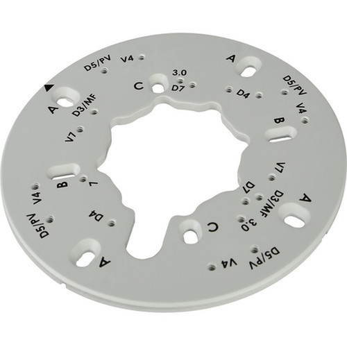 Digital Watchdog DWC-GPLT Mounting Plate for Gang Box Network Camera - Ivory - Ivory DWC-GPLT