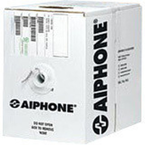 Aiphone 87180450C Control Cable - 500 ft Bare Wire Control Cable for Intercom Fire Alarm - CL3 FPL CM FT4 Riser - 18 AWG - Gray 87180450C