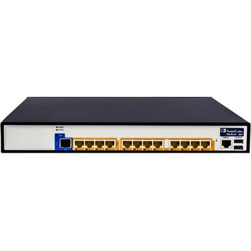 AudioCodes Hybrid SBC and Media Gateway - 4 x FXS - Gigabit Ethernet - 1U High - Rack-mountable Desktop M800C-V-8B4S-4L
