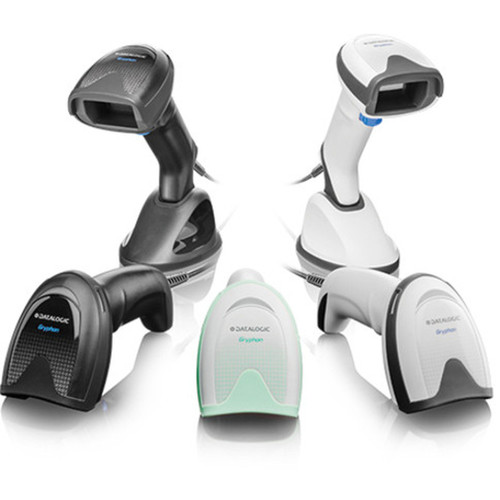 Datalogic Gryphon GD4590 Handheld Barcode Scanner - Cable Connectivity - 1D 2D - Imager - White GD4590-WH