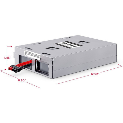 CyberPower RB1290X4D UPS Replacement Battery Cartridge - 9000 mAh - 12 V DC - Lead Acid - User Replaceable RB1290X4D