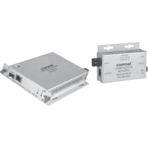 ComNet 10100 Mbps Ethernet Media Converter - Two Independent Channels - 1 x Network RJ-45 - 10100Base-TX 100Base-FX - 497 Mile - CNFE22MC
