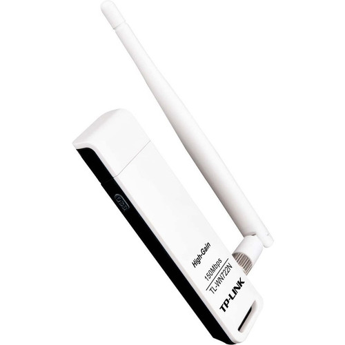 TP-LINK TL-WN722N IEEE 802.11n - Wi-Fi Adapter - USB - 150 Mbit/s - 2.48 GHz ISM - External (Fleet Network)