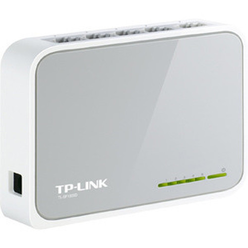 TP-LINK_5-Port_10100Mbps_Desktop_Switch_-_5_Ports_-_2_Layer_Supported_-_Desktop_Wall_Mountable_-_2_Year_Limited_Warranty_TL-SF1005D