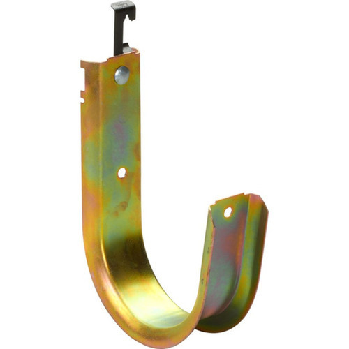 Black Box J-Hook - 4DIA Batwing Galvanized Steel Construction 25-Pack - for Multipurpose Cable - Galvanized Steel - 25  Pack JHOOK-64-B-25