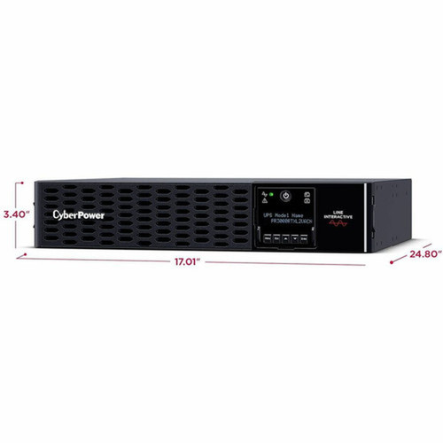 CyberPower Smart App Sinewave PR3000RTXL2UACN 3000VA RackTower UPS - 2U RackTower - AVR - 3 Hour Recharge - 370 Minute Stand-by - V PR3000RTXL2UACN