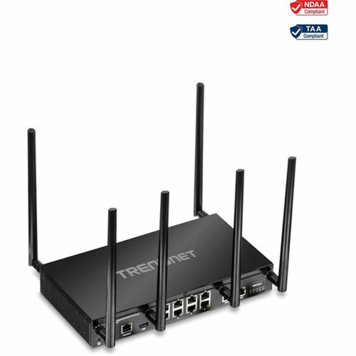 TRENDnet AC3000 Tri-Band Wireless Gigabit Dual-WAN VPN SMB Router MU-MIMO Wave 2Internet Router Whole Office-Home Wifi Wireless TEW-829DRU