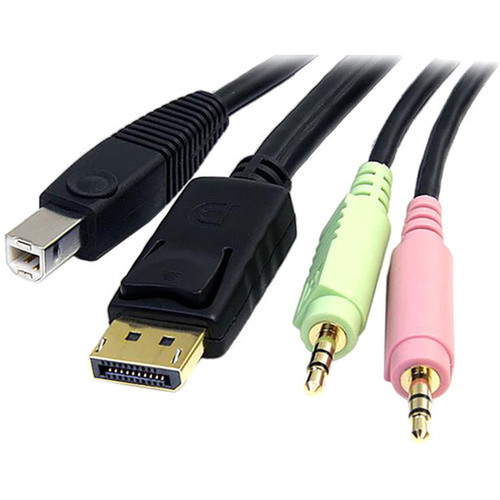 StarTechcom_6_ft_4-in-1_USB_DisplayPort_KVM_Switch_Cable_-_DisplayPort_Male_Digital_AudioVideo_DP4N1USB6