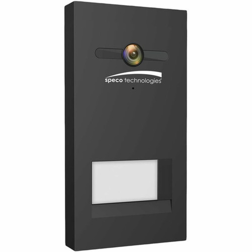 Speco Single Door 2-Wire Video Intercom Kit - 7 Touchscreen - CMOS - 90deg Horizontal01 lux - Full-duplexAluminum - Door Entry AIPK1