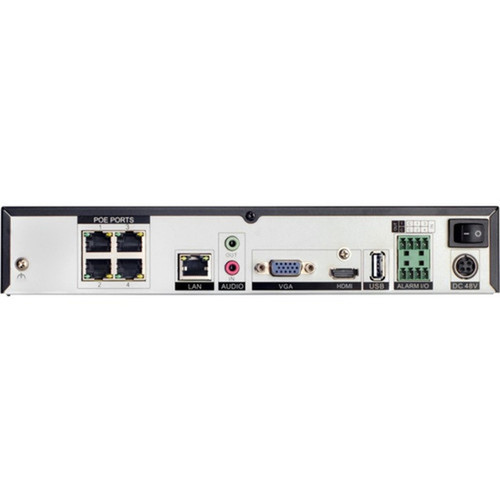 Turing Video TN-NRP042T 4CH 1HDD NVR with 4CH PoE - 2 TB HDD - Network Video Recorder - HDMI - 4K Recording TN-NRP042T