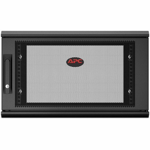 APC by Schneider Electric NetShelter WX 6U Single Hinged Wall-mount Enclosure 400mm Deep - For Networking Airflow System - 6U Rack x AR106SH4
