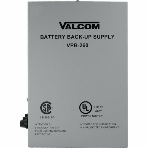 Valcom VPB-260 Phone System Battery - For Phone - Battery Rechargeable - Proprietary Battery Size - 12 V DC 24 V DC VPB-260