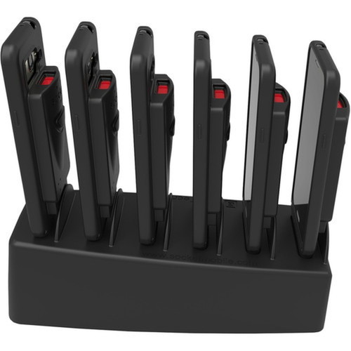 Socket Mobile 6 Bay Charger for DuraSled Case Only - NA  Japan - Docking - Scanner Mobile Device Tablet - Charging Capability - - AC4198-2217