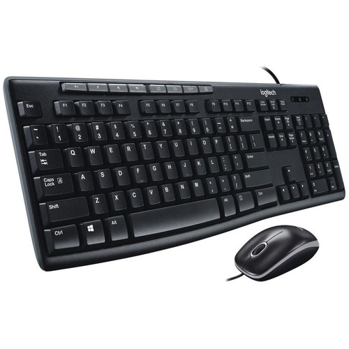 Logitech Media Combo MK200 Keyboard & Mouse - Retail - English Keyboard layout (Fleet Network)