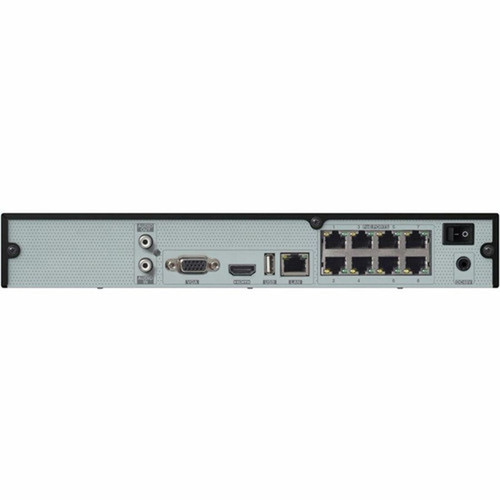 Speco 8 Channel NVR with 8 Built-In PoE Ports - Network Video Recorder - HDMI - 4K Recording N8NRL