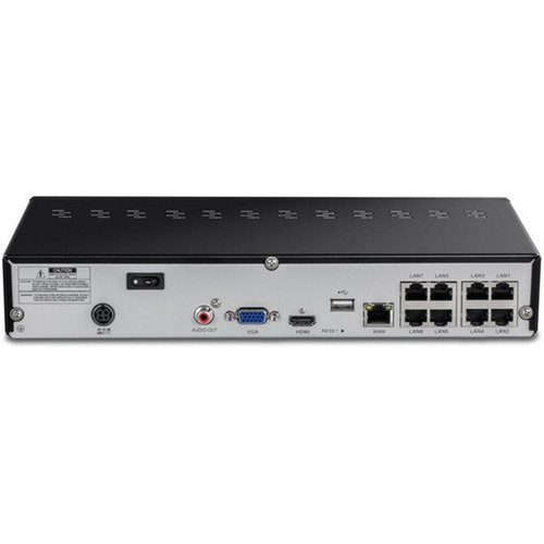 TRENDnet 8-Channel H265 4K 8MP PoE NVR - Network Video Recorder - HDMI - 4K Recording TV-NVR1508