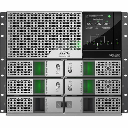 APC by Schneider Electric Smart-UPS 10000VA Rack-mountable UPS - Rack-mountable - LCDLED Display SRYL10K15RMXLT