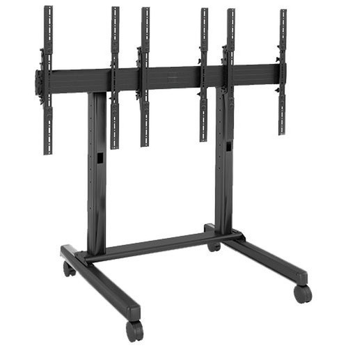 Chief FUSION 3 x 1 Portrait Micro-Adjustable Large Freestanding Video Wall Cart - Up to 46 Screen Support - 17010 kg Load Capacity - LVM3X1UP
