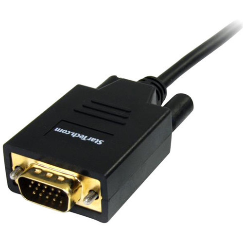 StarTechcom_6_ft_Mini_DisplayPort_to_VGA_Cable_-_MM_-_HD-15_Male_VGA_-_Mini_DisplayPort_Male_-_6ft_-_Black_MDP2VGAMM6