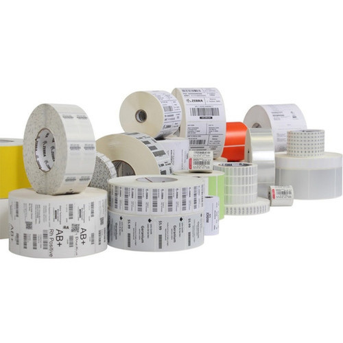 Zebra Z-Supreme 3000T White - Permanent Adhesive - Square - Thermal Transfer - Glossy - White - Acrylic Polyimide - 10003  Roll - 1 10023216