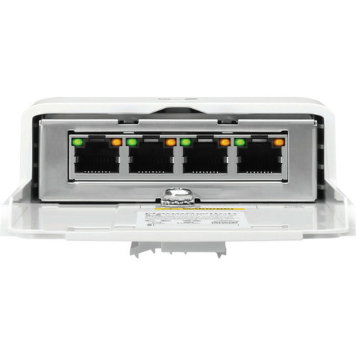 Ubiquiti Outdoor 4-Port PoE Passthrough Switch - 4 Ports - 2 Layer Supported - Twisted Pair N-SW