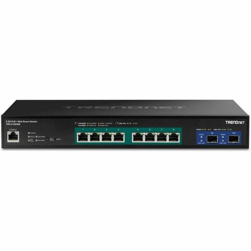 TRENDnet 10-Port Multi-Gig Web Smart PoE Switch - 10 Ports - Manageable - 25 Gigabit Ethernet 10 Gigabit Ethernet - 25GBase-T - - TPE-3102WS