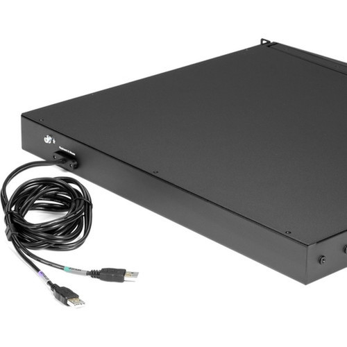 Black Box Rackmount Keyboard with TouchPad - 1U - 19 Width x 165 Depth - Steel RM419-R5