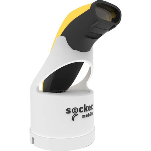 Socket Mobile SocketScanreg S740 Universal Barcode Scanner Yellow  White Dock - Wireless Connectivity - 1949 495 mm Scan - 2D CX3529-2131