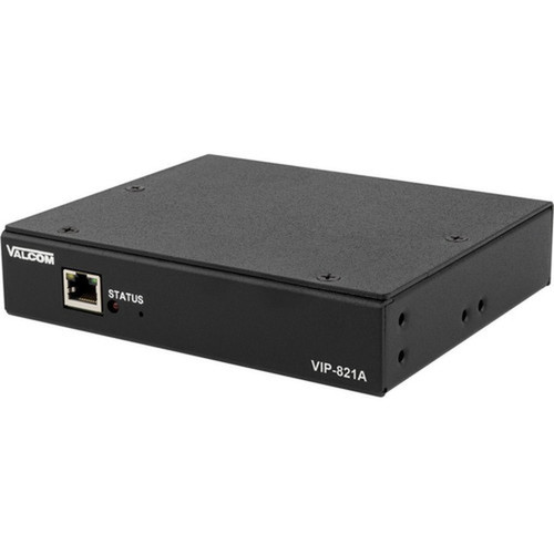 Valcom VIP-821A Networked Trunk Port - 1 x RJ-45 - 1 x FXO - Fast Ethernet - Wall Mountable Desktop VIP-821A