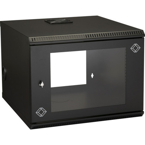 Black Box Select Wallmount - 8U Rack Height x 19 48260 mm Rack Width - Wall Mountable - Black - 2268 kg Maximum Weight Capacity RM2412A